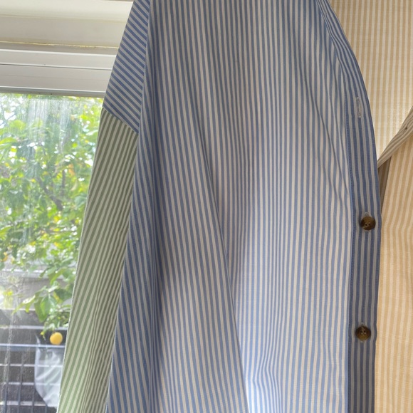 Striped oversized button down - Picture 4 of 5